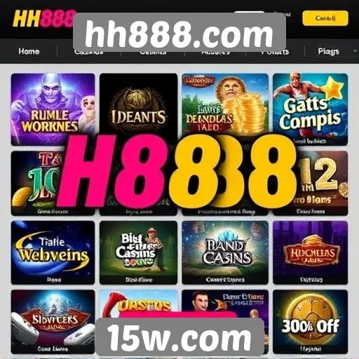 HH888 oferece variedade de jogos de cassino